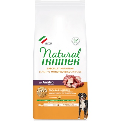 Natural Trainer Sensitive Adult Medium & Maxi s kačacím 2 x 12 kg