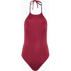 Calvin Klein Дамски бански костюм от една част Calvin Klein KW0KW02733 High Neck - RP plum gaze