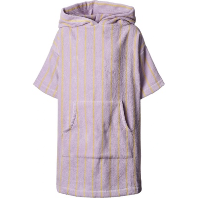 Bongusta Детско пончо за сърф Bongusta Kid's Naram Poncho Surf poncho - Lilac / Neon Yellow - размер 5-7 years (750-2137-0512)