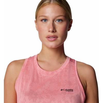 Columbia Bluebird Canyon Tank dámske športové tielko Alpenglow Popflorid Jacquard