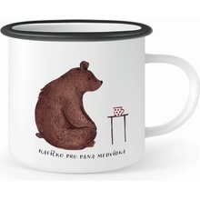 ePipí plecháček s m lemem Kafíčko pro pana medvídka velký 460 ml