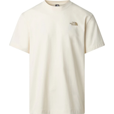 The North Face Мъжка тениска The North Face TNF Snack Relaxed Short Sleeve Tee T-shirt - White Dune - размер XXL (216-7982-0216)