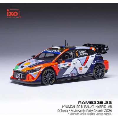 IXO Hyundai i20 N Rally1 Rally Crotia 2022 8 Tänak Järveoja 1:43