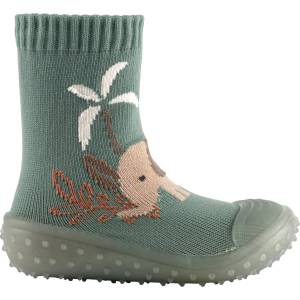 Sterntaler Детски пантофи Sterntaler Kids' Adventure Socks Water shoes - Steingrün / Elefant - размер 27/28 (EU) (702-4973-0515)