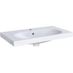 Geberit Acanto - Умивалник 75x42 см, отвор за смесител, с преливник, с KeraTect, бял 500.632. 01.8 (500.632.01.8)