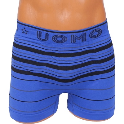 Мъжки боксер в синьо с черно райе