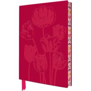 FLAME TREE Temple of flora tulips artisan art noteb | flame tree