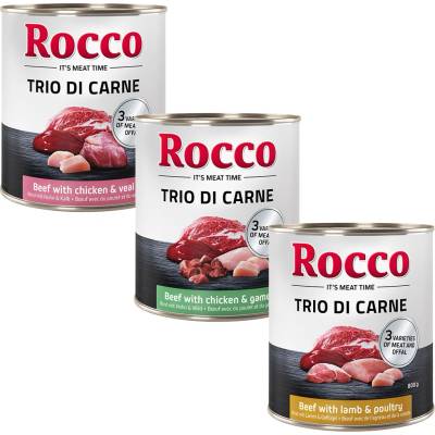 Rocco Miešané balenie na skúšku Trio di Carne Mix 6 x 0,8 kg
