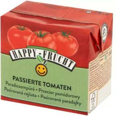Happy frucht rajčata pasírovaná 500 g