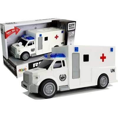 Mamido Autíčko sanitka s efekty 1:20 bílé