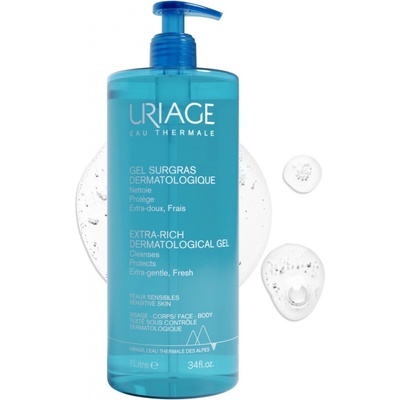 Uriage Hygiène jemný penivý umývací gél Nourishing and Cleansing Cream 1000 ml