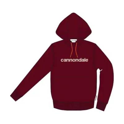 Cannondale Lifestyle Hoodie mikina Burgundy/Mrk