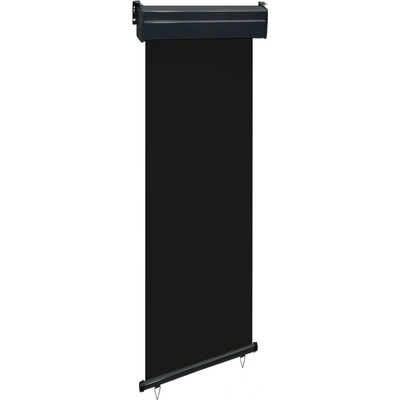 vidaXL Balkonová zástěna 65 x 250 cm černá