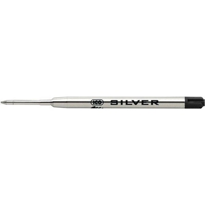 ICO 14182 Silver náplň do kuličkového pera 0,8 mm černá