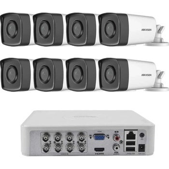 HIKVISION Готов Комплект zk8580e с 8 Камери 2mp dvr и Всичко Необходимо (zk8580e)