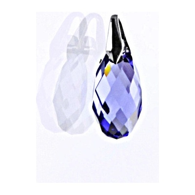 Čištín Stříbrný přívěšek se Swarovski krystalem tanzanit, P 1310