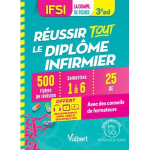 Réussir tout le Diplôme infirmier en 500 fiches de révision - IFSI | Soyer, Tanda, FAVRO, Kieffer, Pinchaud, MARTIN, Bréhaux, Mazoyer, Couderc, Augendre (ISBN: 9782311662450)