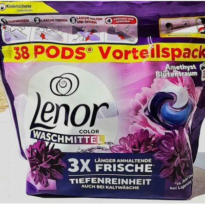 Lenor kapsule na pranie 3in1 Amethyst 38 PD