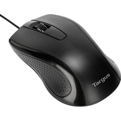 Targus Full-Size Optical Antimicrobial Wired Mouse AMU81AMGL