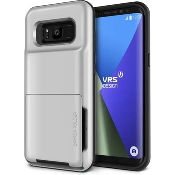 VRS Design Damda Folder - Samsung Galaxy S8 Plus case silver