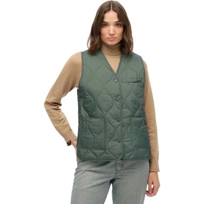SUPERDRY Потник Superdry Quilted Lite Liner vest - Green (Balsam Green)