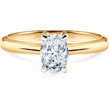 SAVICKI Годежен пръстен Savicki: двуцветно злато, цирконий