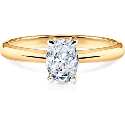 SAVICKI Годежен пръстен Savicki: двуцветно злато, цирконий