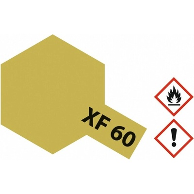 Tamiya Farba Acrylic MINI XF-60 Flat Dark Yellow 10ml