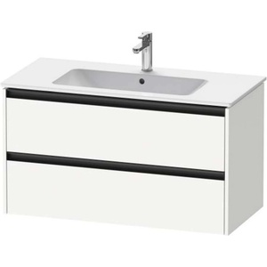 Duravit Ketho. 2 - Шкафче за умивалник 55x101x48 см, 2 чекмеджета, матово бяло K25264018180000 (K25264018180000)