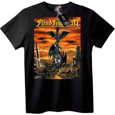NOONEBRAND Тениска Blind Guardian Живи в Оберхаузен - XXS, White