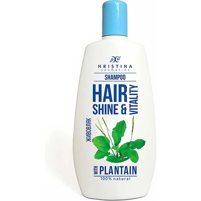 Hristina přírodní šampon pro zdravé a silné vlasy Jitrocel 200 ml