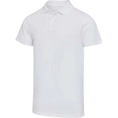 Graphite unisex polokošeľa s krátkym rukávom 180 g/m² biela
