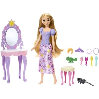 Mattel Дисни Принцеса Рапунцел със стилни аксесоари (25hlx28)