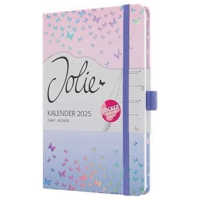 Sigel Jolie J5347 A5 týdenní 2025 Butterfly Confetti Candy