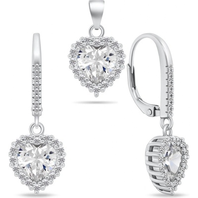 Olivie stříbrná sada šperků srdíčka 7017 – Hledejceny.cz