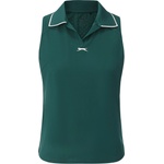 Slazenger Women's Sleeveless Polo Neck Performance Vest - Green