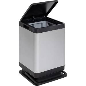DEA home Пластмасово кошче за боклук с педал в сребрист цвят 80 l Tokyo - DEA HOME (Z0462RAA10400)