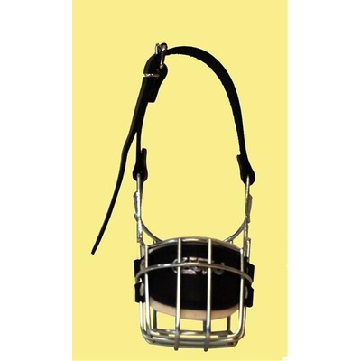Chopo Pet Náhubek kovový Špic pes a fena chrom 65 x 65 x 60 mm