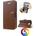 LG K5 Magnetic Wallet Кожен Калъф и Протекто