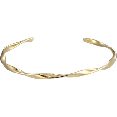 Free Style Pevný pozlátený náramok z chirurgickej ocele BSSG202GD