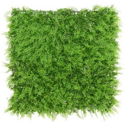 Umělý panel z kapradiny, zelený, rozměr 1 x 1 m