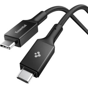 Spigen eb10010cc essential type-c cable 100w 100cm black (8800283302936)
