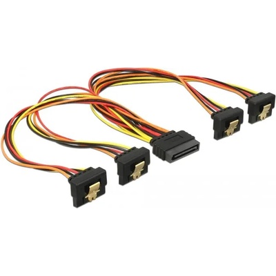 Delock Кабел Power SATA - 4 x SATA 15 Pin, 30cm (60167)