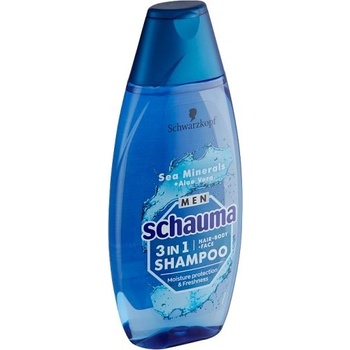 Schauma Men šampón Morské minerály a Aloe Vera 3 v 1 400 ml