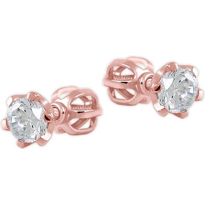 Soliter Náušnice z ružového zlata s kryštálmi 236 001 00765 05