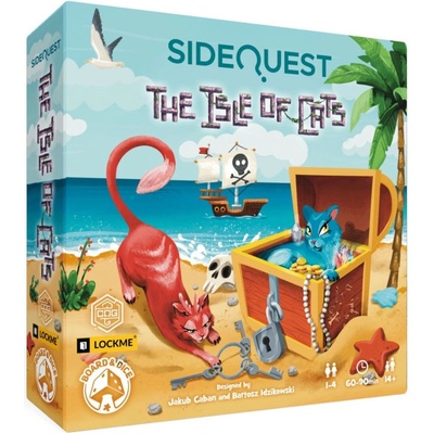 Board & Dice Настолна игра Side Quest: The Isle of Cats - Семейна (BND0103)