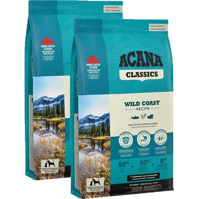 Acana Classics Wild Coast Recipe 2 x 9,7 kg