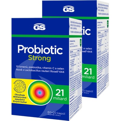 GS Probiotic Strong 2 x 80 kapslí