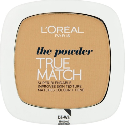 L'Oréal Paris True Match Kompaktní pudr W3 Golden Beige 9 g – Zboží Dáma