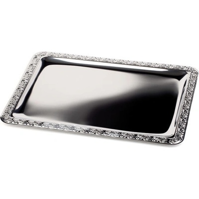APS Servírovácí tác obdélníkový s dekorativním okrajem GN 1/1 530x325 mm Schöner Essen inox